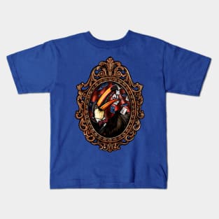 Kitsch Cameo: Illusionist Toucan Delights Himself Kids T-Shirt